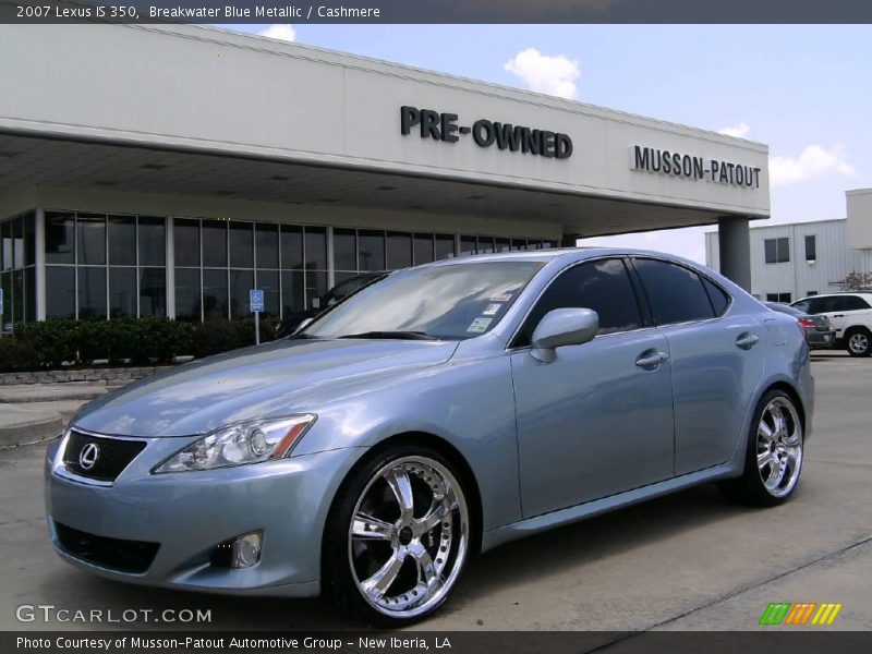 Breakwater Blue Metallic / Cashmere 2007 Lexus IS 350
