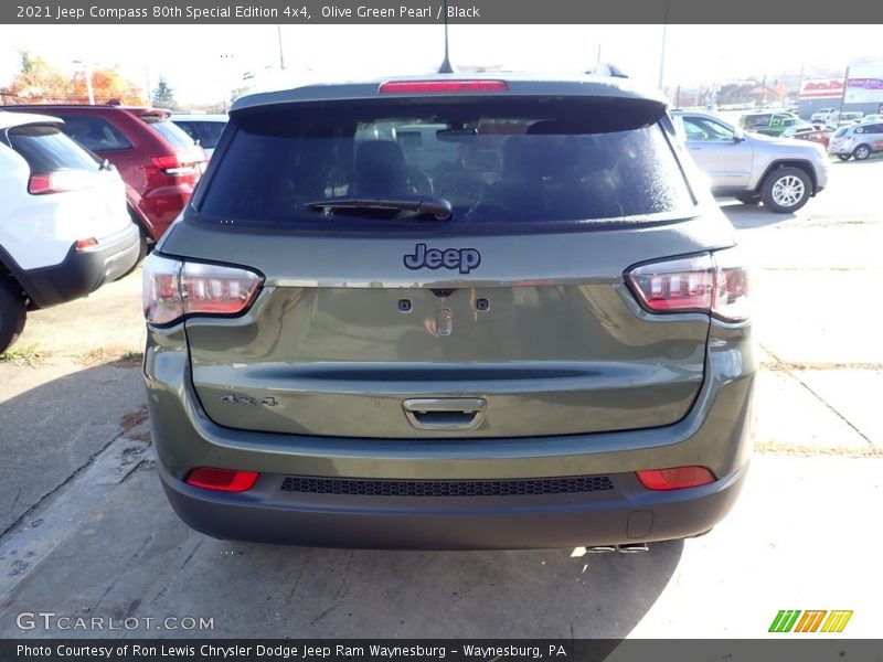 Olive Green Pearl / Black 2021 Jeep Compass 80th Special Edition 4x4