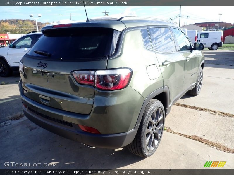 Olive Green Pearl / Black 2021 Jeep Compass 80th Special Edition 4x4