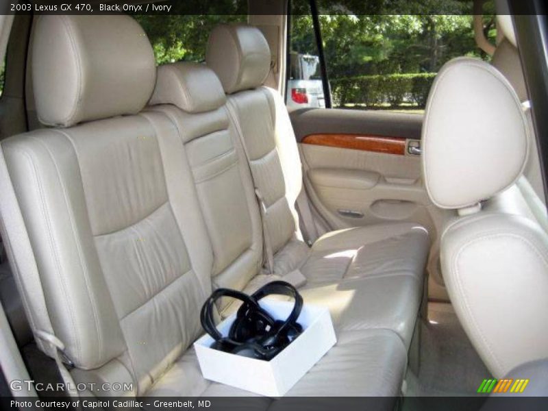 Black Onyx / Ivory 2003 Lexus GX 470