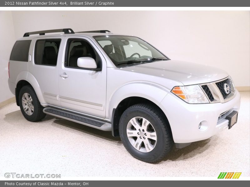 Brilliant Silver / Graphite 2012 Nissan Pathfinder Silver 4x4