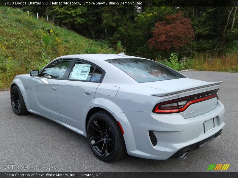 Smoke Show / Black/Demonic Red 2020 Dodge Charger SRT Hellcat Widebody