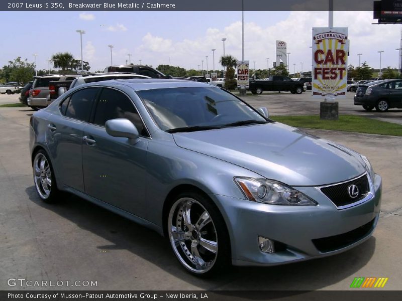 Breakwater Blue Metallic / Cashmere 2007 Lexus IS 350