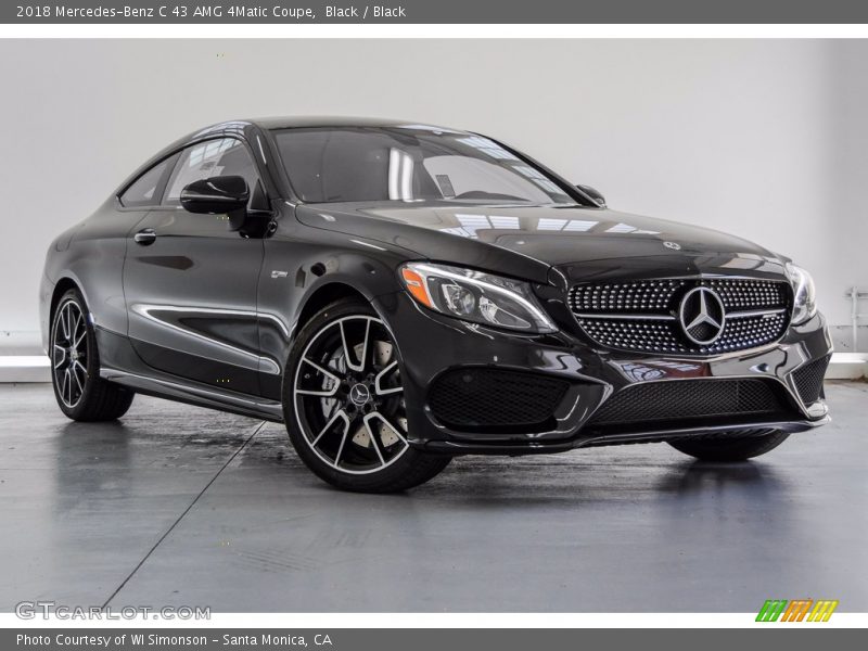 Black / Black 2018 Mercedes-Benz C 43 AMG 4Matic Coupe