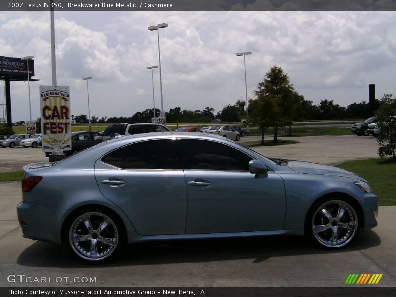Breakwater Blue Metallic / Cashmere 2007 Lexus IS 350