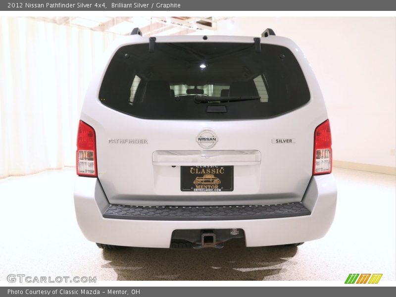 Brilliant Silver / Graphite 2012 Nissan Pathfinder Silver 4x4