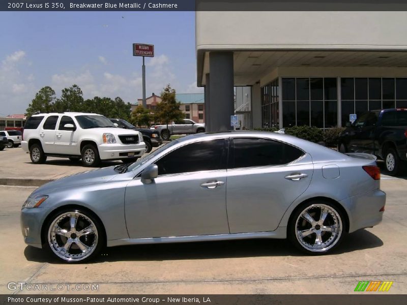 Breakwater Blue Metallic / Cashmere 2007 Lexus IS 350