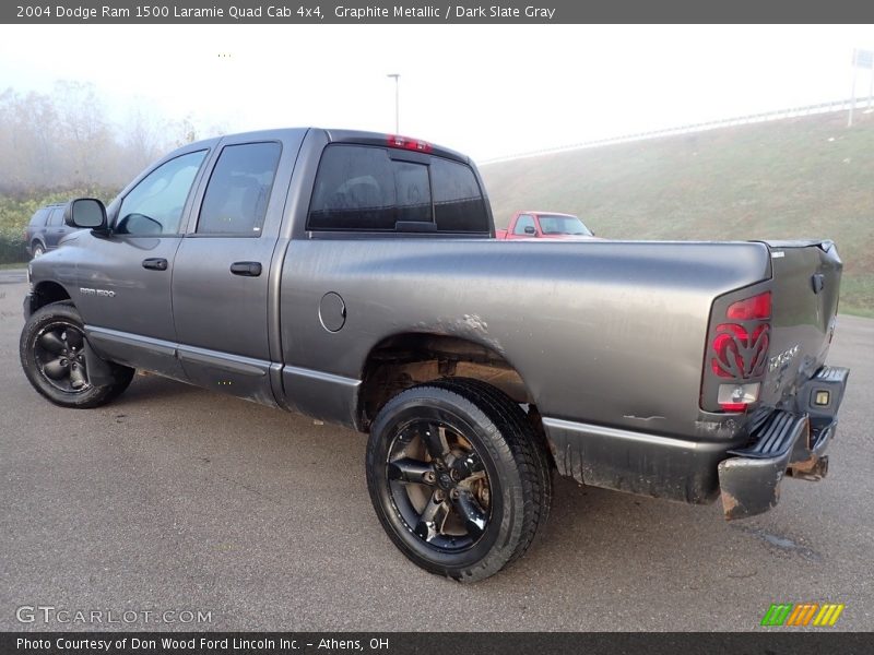 Graphite Metallic / Dark Slate Gray 2004 Dodge Ram 1500 Laramie Quad Cab 4x4