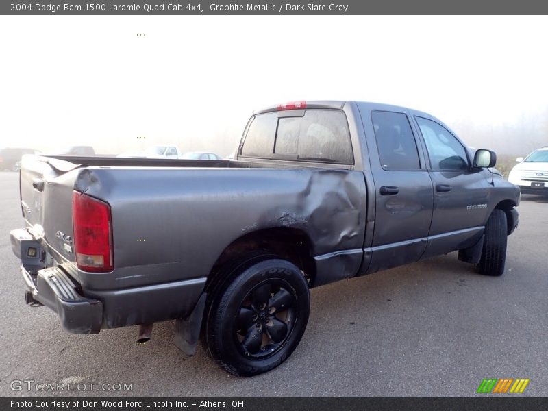 Graphite Metallic / Dark Slate Gray 2004 Dodge Ram 1500 Laramie Quad Cab 4x4