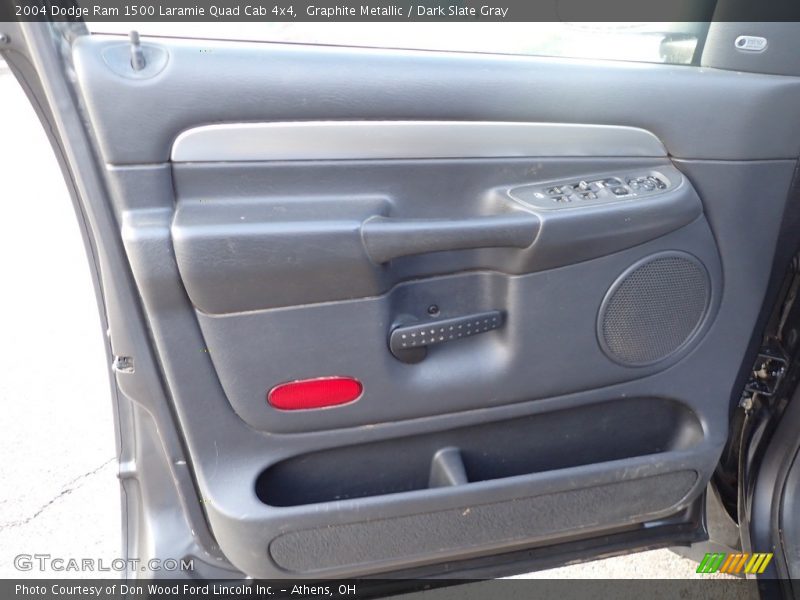 Graphite Metallic / Dark Slate Gray 2004 Dodge Ram 1500 Laramie Quad Cab 4x4