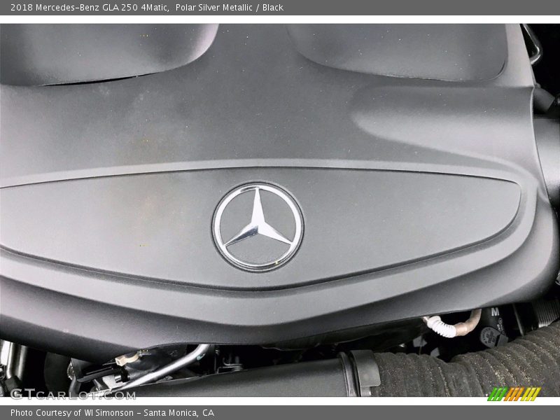 Polar Silver Metallic / Black 2018 Mercedes-Benz GLA 250 4Matic