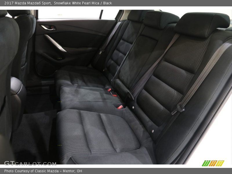 Snowflake White Pearl Mica / Black 2017 Mazda Mazda6 Sport