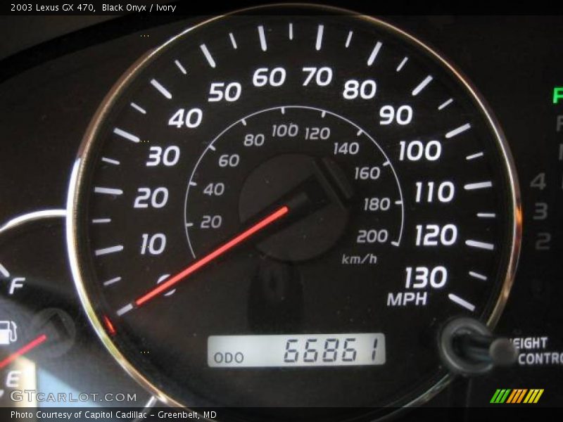 Black Onyx / Ivory 2003 Lexus GX 470
