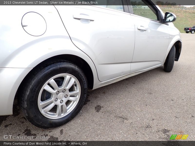 Silver Ice Metallic / Jet Black/Brick 2013 Chevrolet Sonic LT Sedan