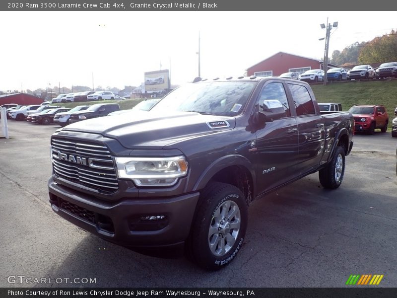 Granite Crystal Metallic / Black 2020 Ram 3500 Laramie Crew Cab 4x4