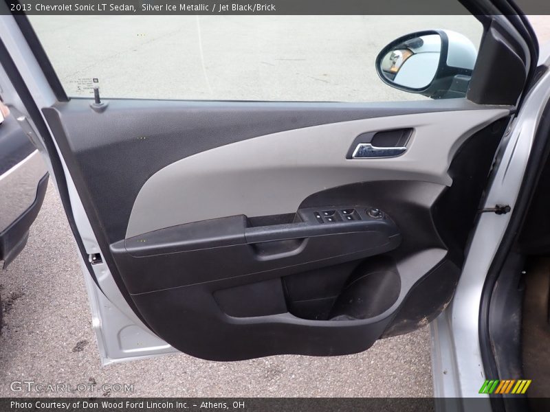 Silver Ice Metallic / Jet Black/Brick 2013 Chevrolet Sonic LT Sedan