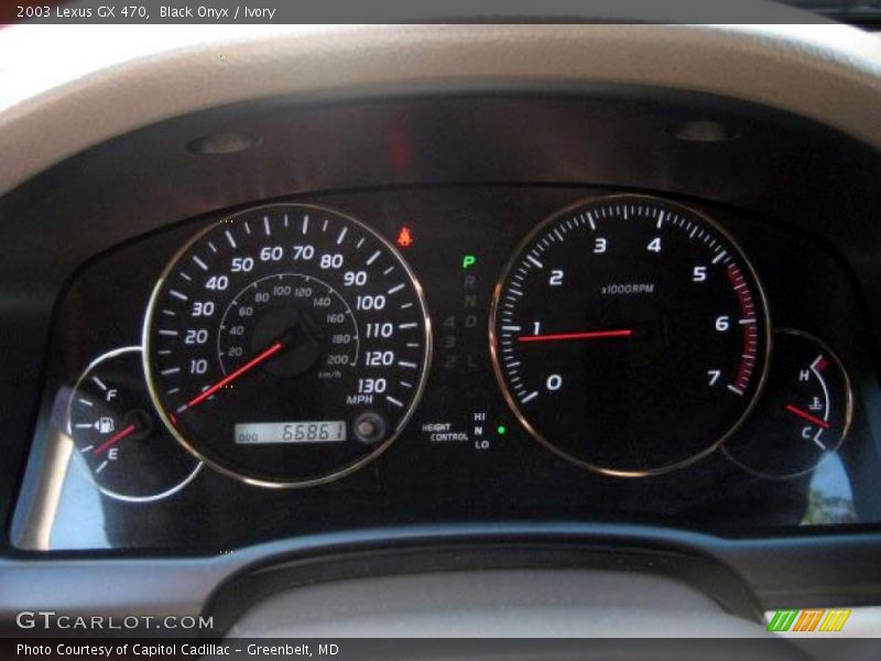 Black Onyx / Ivory 2003 Lexus GX 470