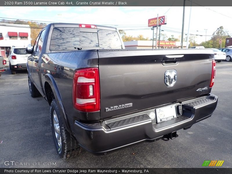 Granite Crystal Metallic / Black 2020 Ram 3500 Laramie Crew Cab 4x4