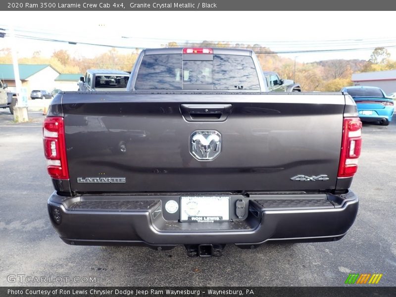 Granite Crystal Metallic / Black 2020 Ram 3500 Laramie Crew Cab 4x4