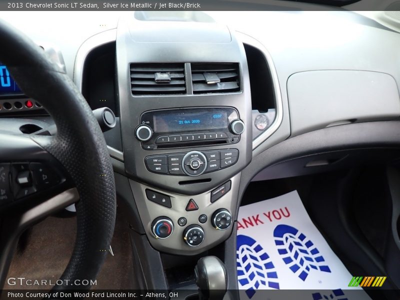 Silver Ice Metallic / Jet Black/Brick 2013 Chevrolet Sonic LT Sedan