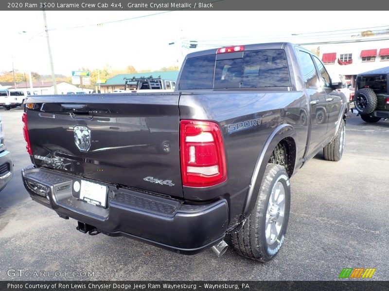 Granite Crystal Metallic / Black 2020 Ram 3500 Laramie Crew Cab 4x4