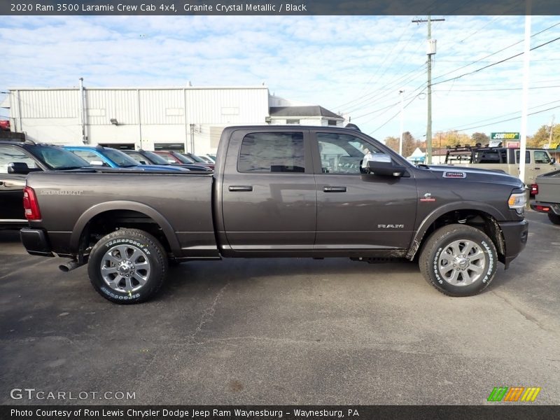 Granite Crystal Metallic / Black 2020 Ram 3500 Laramie Crew Cab 4x4