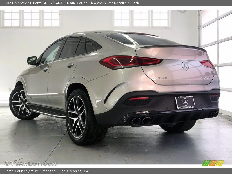 Mojave Silver Metallic / Black 2021 Mercedes-Benz GLE 53 AMG 4Matic Coupe