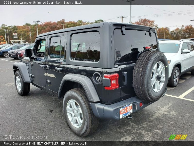 Black / Black 2021 Jeep Wrangler Unlimited Sport 4x4