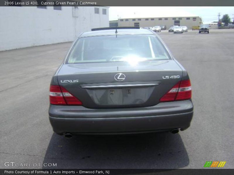 Cypress Green Pearl / Cashmere 2006 Lexus LS 430
