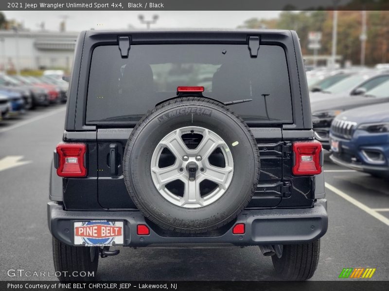 Black / Black 2021 Jeep Wrangler Unlimited Sport 4x4