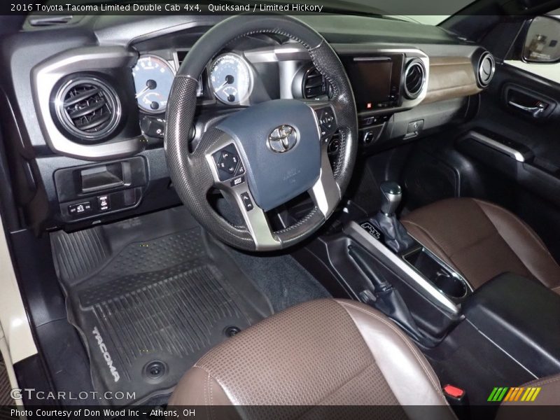 Front Seat of 2016 Tacoma Limited Double Cab 4x4