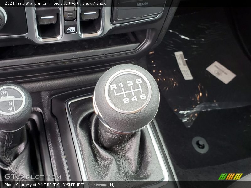 2021 Wrangler Unlimited Sport 4x4 6 Speed Manual Shifter