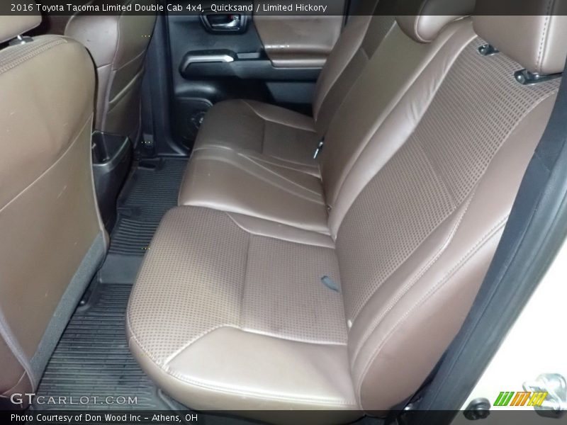 Rear Seat of 2016 Tacoma Limited Double Cab 4x4