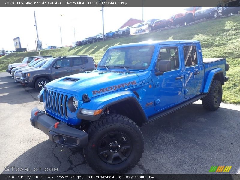 Hydro Blue Pearl / Black/Steel Gray 2020 Jeep Gladiator Mojave 4x4