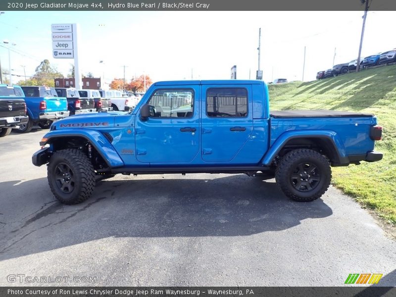 Hydro Blue Pearl / Black/Steel Gray 2020 Jeep Gladiator Mojave 4x4