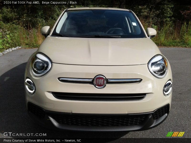 Beige Cappuccino / Black 2020 Fiat 500X Pop AWD