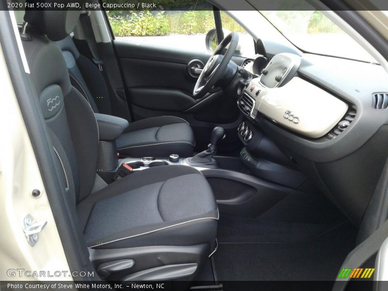 Beige Cappuccino / Black 2020 Fiat 500X Pop AWD