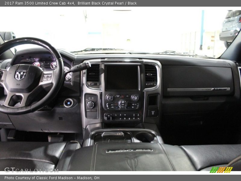 Brilliant Black Crystal Pearl / Black 2017 Ram 3500 Limited Crew Cab 4x4