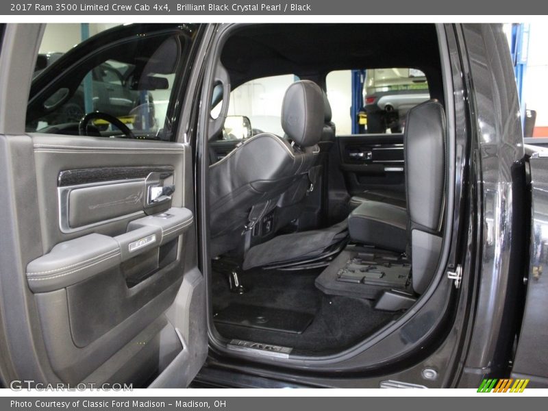 Brilliant Black Crystal Pearl / Black 2017 Ram 3500 Limited Crew Cab 4x4