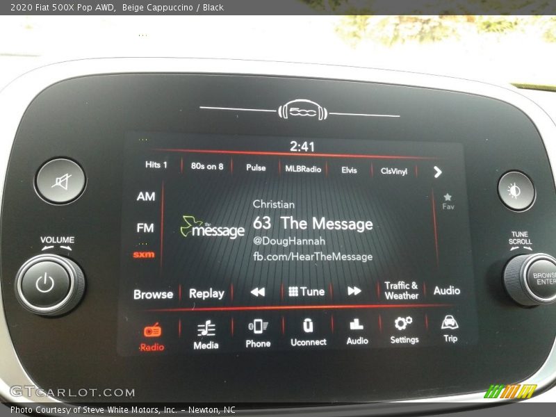 Controls of 2020 500X Pop AWD
