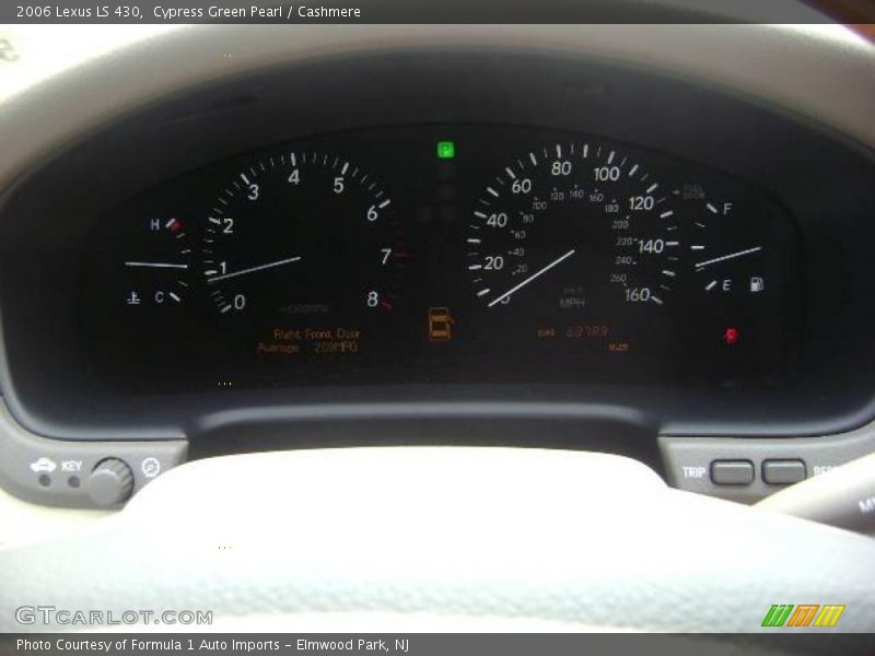 Cypress Green Pearl / Cashmere 2006 Lexus LS 430