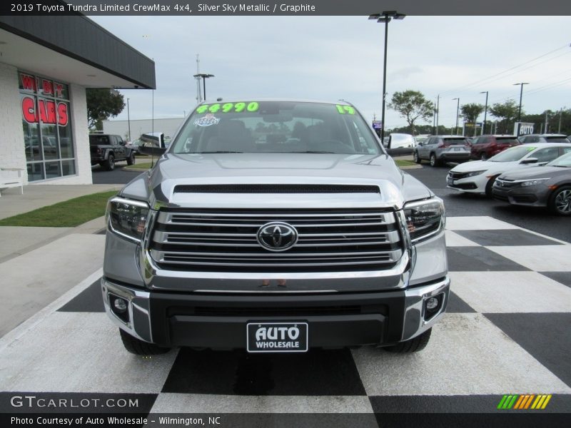 Silver Sky Metallic / Graphite 2019 Toyota Tundra Limited CrewMax 4x4