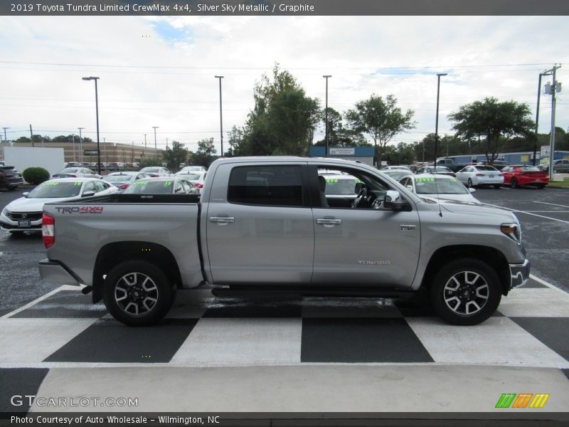 Silver Sky Metallic / Graphite 2019 Toyota Tundra Limited CrewMax 4x4