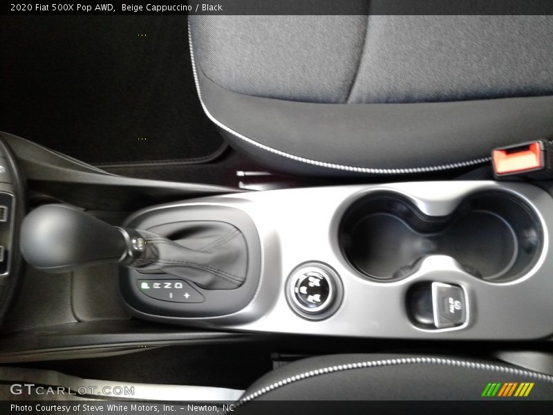 Beige Cappuccino / Black 2020 Fiat 500X Pop AWD