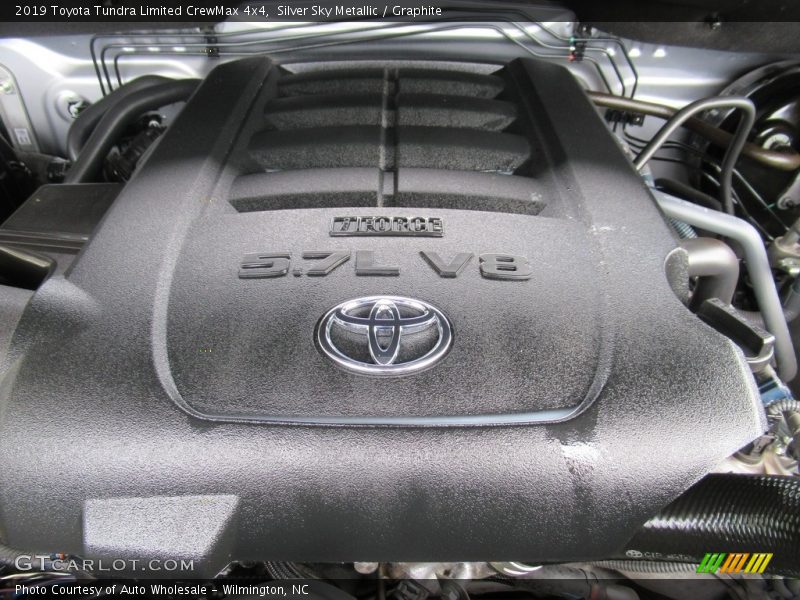 Silver Sky Metallic / Graphite 2019 Toyota Tundra Limited CrewMax 4x4