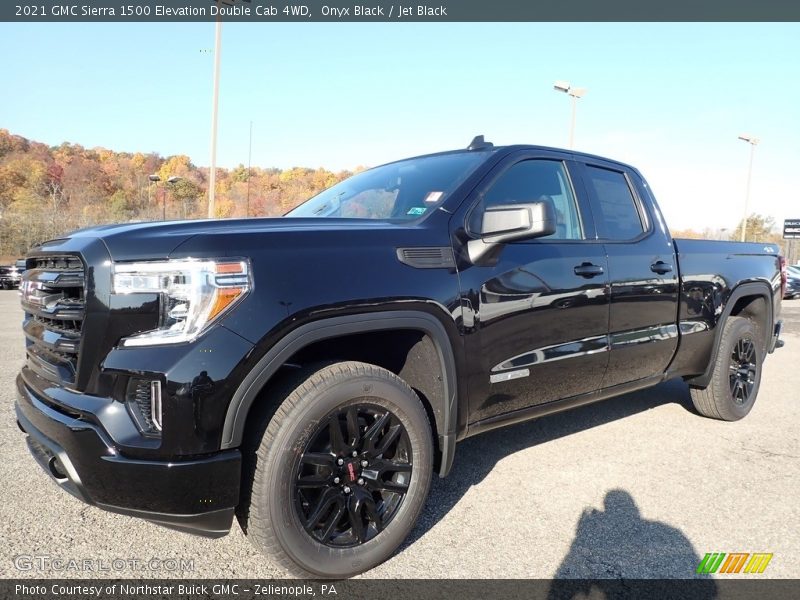 Front 3/4 View of 2021 Sierra 1500 Elevation Double Cab 4WD
