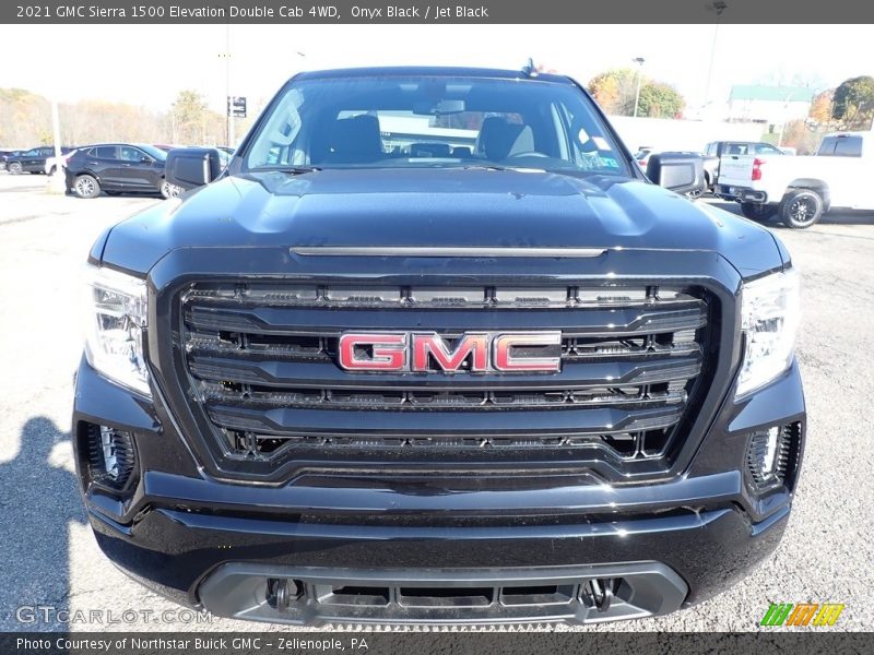 Onyx Black / Jet Black 2021 GMC Sierra 1500 Elevation Double Cab 4WD