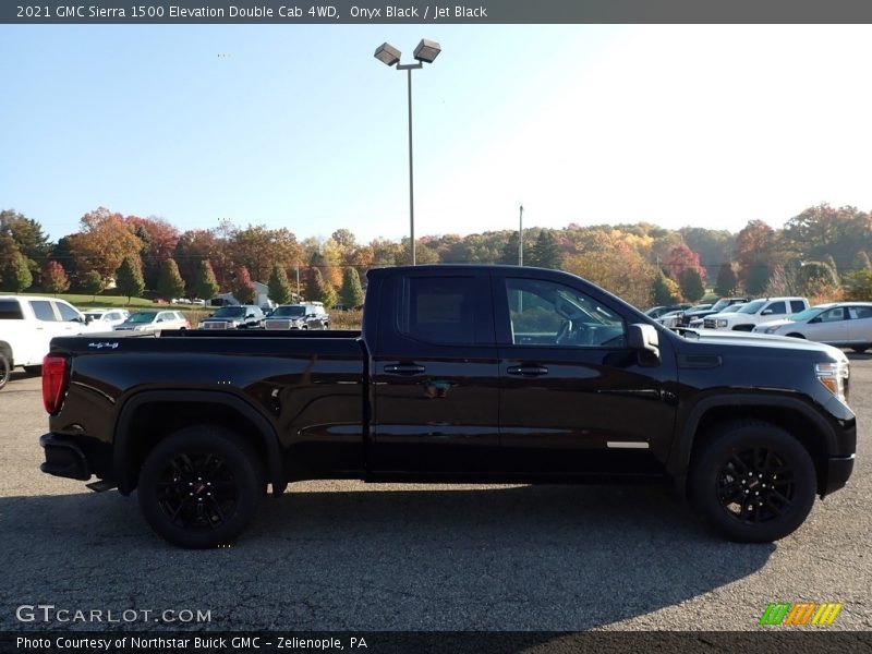 Onyx Black / Jet Black 2021 GMC Sierra 1500 Elevation Double Cab 4WD