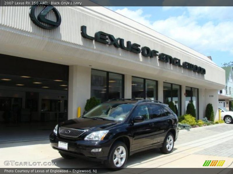 Black Onyx / Ivory 2007 Lexus RX 350 AWD