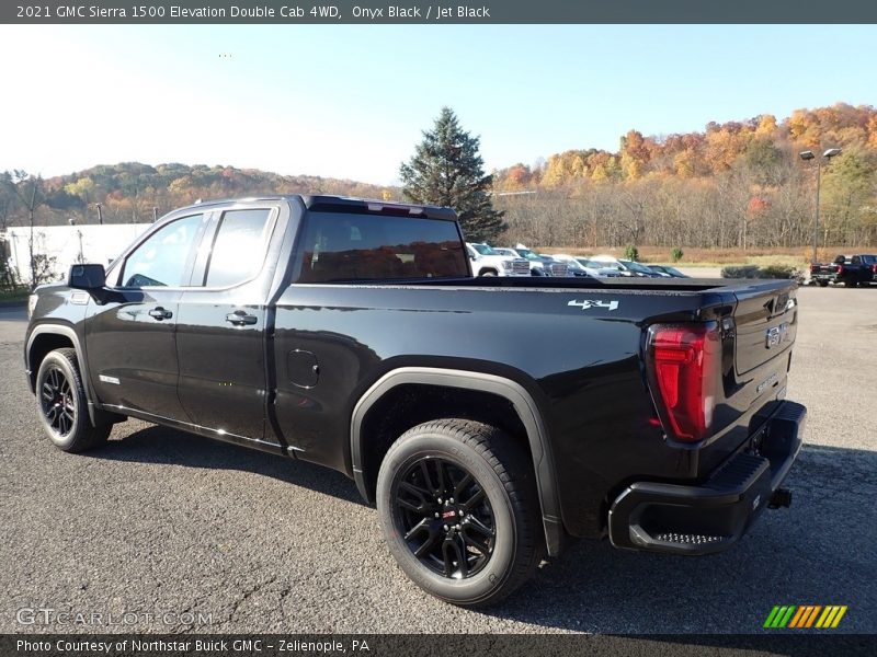 Onyx Black / Jet Black 2021 GMC Sierra 1500 Elevation Double Cab 4WD